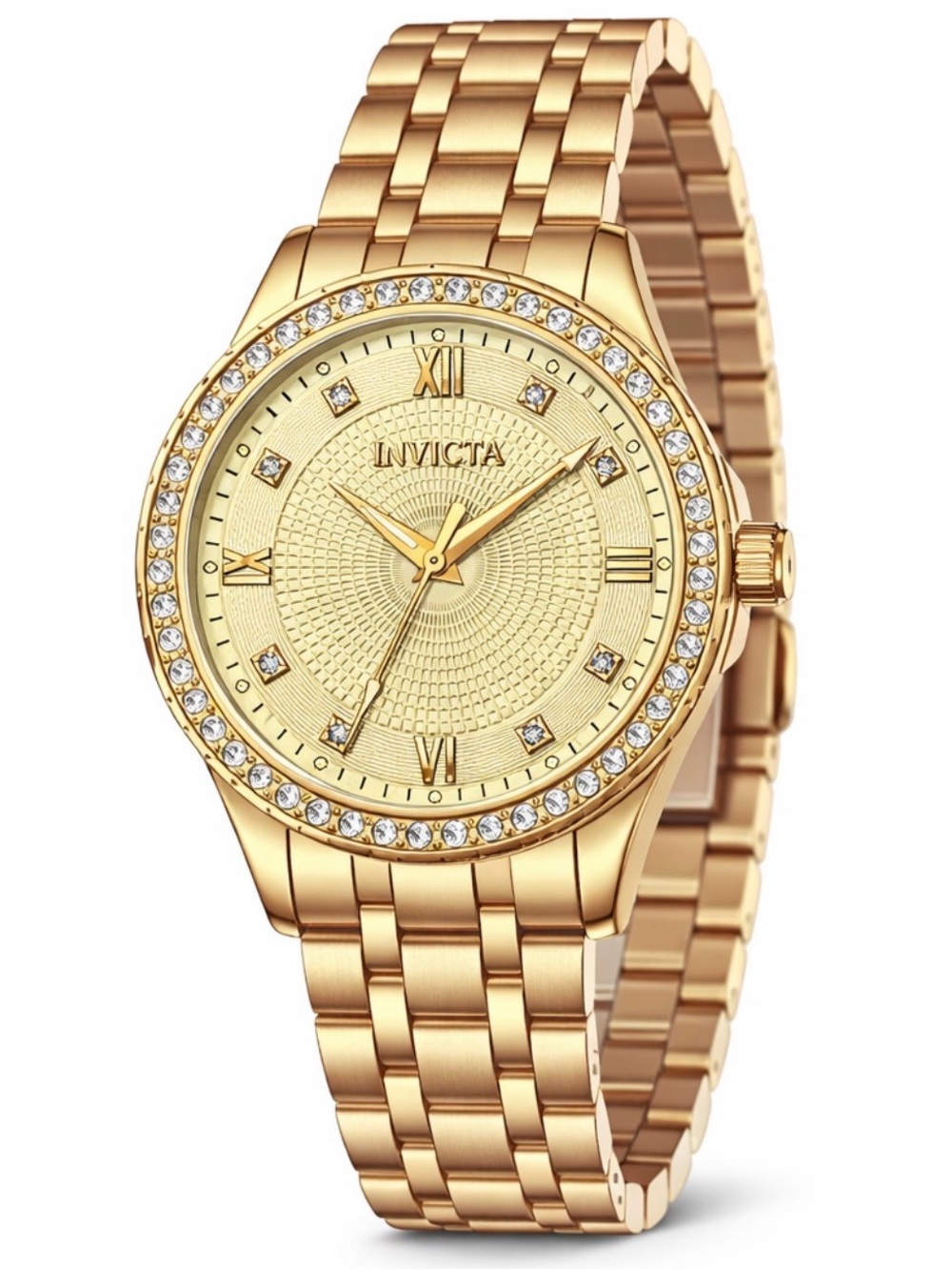 Invicta Wildflower Gold Watch